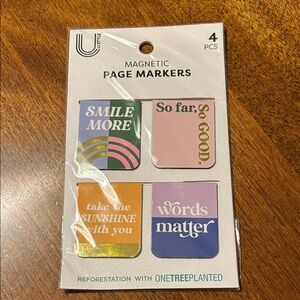 Magnetic Page Markers - Multicolor Set